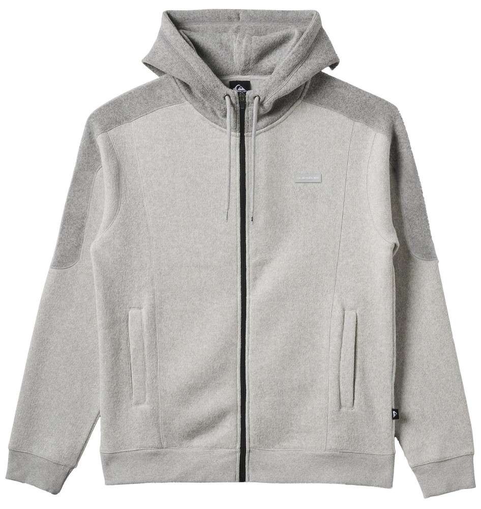 Quiksilver Keller Zip Hoody – Light Grey Heather – New