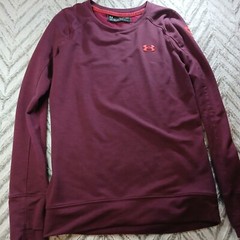 Under Armour Sweatshirt Plum Long Sleeve Shirt Training Men’s Size XS AA008