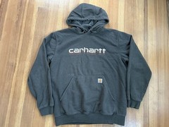 Carhartt Rain Defender Loose Fit Midweight Logo Graphic Pullover Hoodie