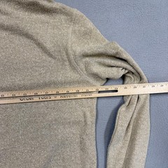 Katin Hoodie Mens Medium Beige Lightweight Knit Pullover Solid Logo All Season