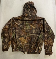 White Water Hunting Camo Hoodie Jacket Men’s Size XL Advantage Timber Vintage