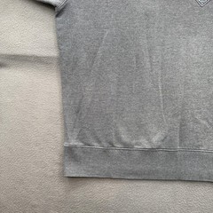 Burlebo Sweatshirt Mens Medium Gray Fleece Crewneck Pullover Outdoor Logo