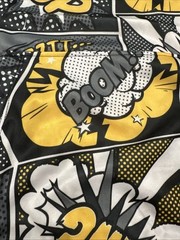 Drill Clothing Oh SNAP! Unisex Hoodie X-Large Yellow Black Comic Skater POP