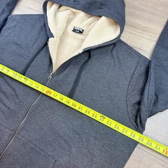 New Eddie Bauer Everyday Fleece Full Zip Faux Shearling Lined Hoodie Men’s XXL