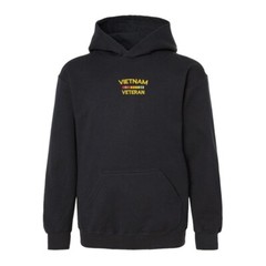 Vietnam veteran embroidered pullover sweat hoodie