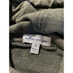 Peter Millar Lava Wash Hoodie Mens M Green Pullover Lounge Gym