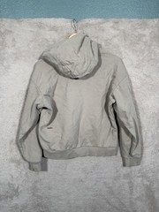PANGAIA Hoodie Mens XXS Gray Pullover Organic Cotton Minimalist Small Logo Eco