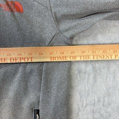 The North Face Gray Zip-Up 100% Polyester Performance Hoodie Men’s Small