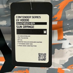 Gillz Contender Series UV Hoodie Sun Orange Digital Camo Mens Medium New