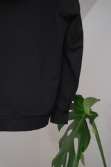 Diesel Men’s Black Cotton Big Logo Hoodie Size XL Made in Bangladesh