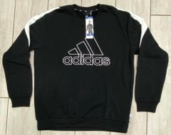 NWT Adidas Men’s Future Icons Embroidered Badge Crew Neck Sweatshirt Size M,L,XL