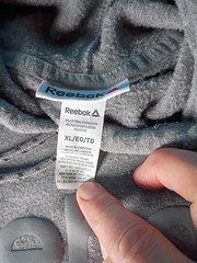 Reebok Women’s/Teens Soft Gravity Hoodie Gray Adult XL, Drawstring, Zip Pocket