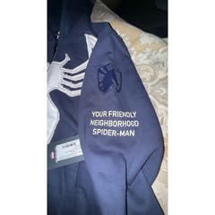 Spider-Man Venom Symbiote Team Liquid Marvel Zip Hoodie Navy XXS NWT