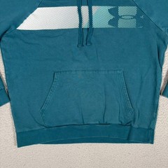 Under Armour Sweatshirt Mens Large Blue Pullover Hoodie Outdoor Casual Preppy