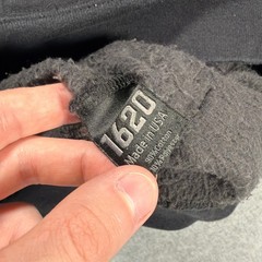 1620 Workwear Pullover Hoodie Mens Small Black Cordura Heavyweight Made in USA