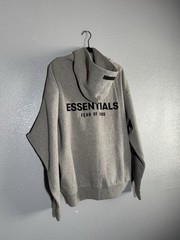 Essentials Dark Oatmeal Hoodie