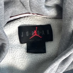 Nike Air Jordan Pullover Hoodie Men’s Size Large Gray Sweatshirt Jumpman Logo