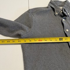 Taylor Stitch Button Down Shirt Mens Size 40 Gray Long Sleeve Organic Cotton