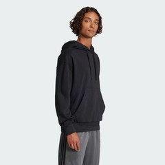 adidas men Essentials Loose-Fit 3 Bar Logo French Terry Hoodie