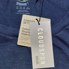 Puma Cloudspun GRYLBL Crewneck Mens 3XL Navy Blazer Heather NWT 535500 02