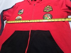 Krisp NYC ALL STARS Sweatshirt Hoodie XL Patches Sports Club Drawstring, Pockets