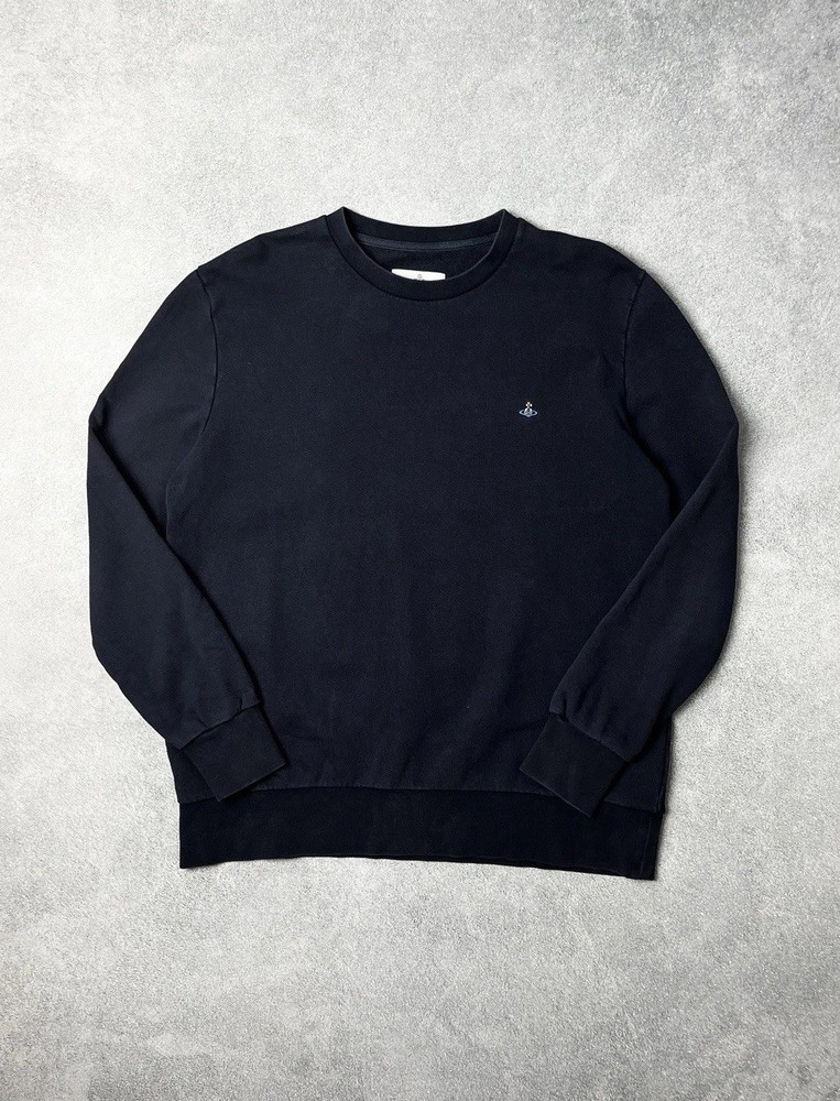 MENS BLUE VIVIENNE WESTWOOD CLASSIC SWEATSHIRT Size L