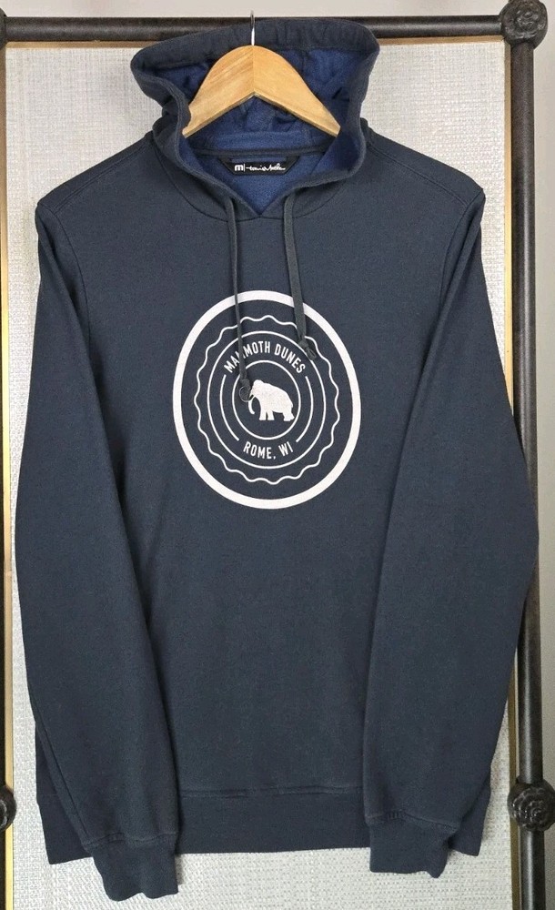 TRAVIS MATHEW x MAMMOTH DUNES SAND VALLEY Mens Small Performance Hoodie Golf