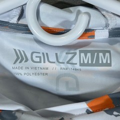 Gillz Contender Series UV Hoodie Sun Orange Digital Camo Mens Medium New
