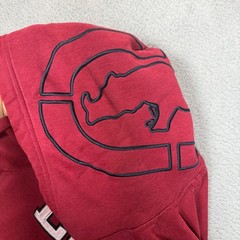 Vintage Ecko Unltd Mens XL Red Pullover Hoodie Logo Rhino Graphic Sweatshirt Y2K