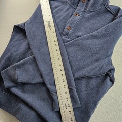 Tommy Bahama Quarter Zip Pullover Sweatshirt Men’s L Blue Cotton Polyester Blend