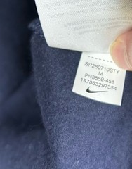 Nike Sportswear Club Men’s Navy Blue Hoodie Fleece Size Medium FN3859-451 $70
