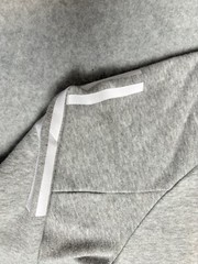Adidas Men’s S2S Kangaroo Grey Blue Pullover Hoodie Sweatshirt Zip Sides Small
