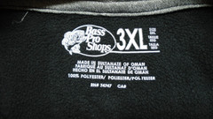 Bass Pro Shops Black Hoodie Men’s 3X 100% Polyester Long Sleeve Kangaroo Pocket