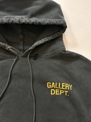 Gallery Dept Washed Black Charcoal Gray Hoodie Hype Streetwear Designer Men’s XL