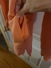 CUTS Brand Mens/Womens Size. M Split Hem Pullover Sweatshirt Hoodie, Coral