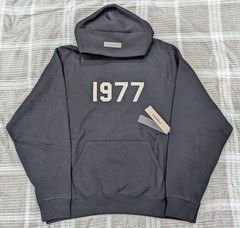 Fear of God Essentials Hoodie 1977 ‘Iron’ Men’s XL Size Oversize NWT AUTHENTIC