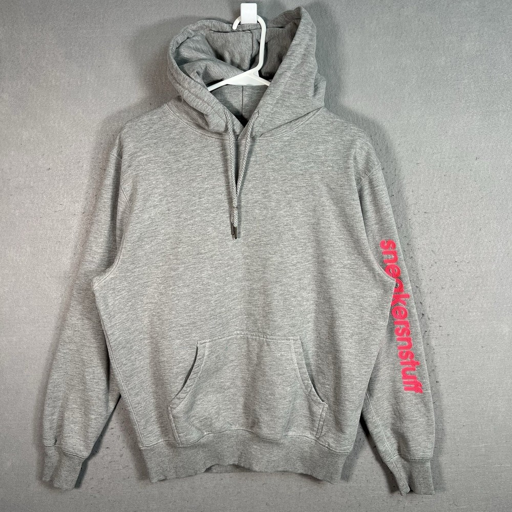 New Balance x Sneakersnstuff Sweatshirt Adult XS Gray Hoodie Pullover Mens