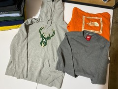 Wholesale Lot of 20 Sweatshirts Various Mens Size Vintage Y2K Rap Sports Graphic