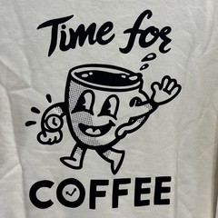 Time For Coffee Lane Seven Hoodie Beige Mens XL Sweatshirt Lion & Lamb New