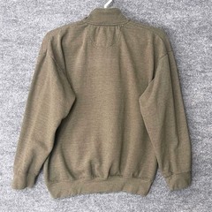 Macks Prairie Wings Mens XL Quarter Zip Pullover Sweatshirt Olive Green Hunting