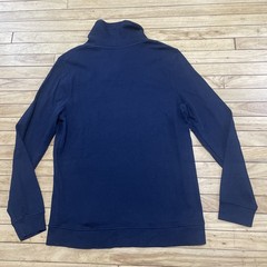 Old Navy Blue Preppy Sweater Men XL Textured Fall Winter Shawl Classic Capsule