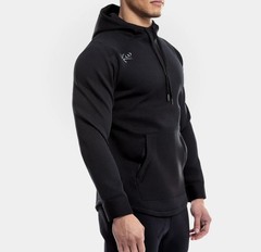 Kutting Weight Hoodie Mens 2XL BlackV4 Neoprene Sauna Sweat Pullover Side Zip