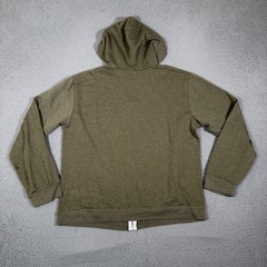 True Classic Hoodie Mens XXL Green Full Zip Rayon Blend Casual Preppy Pockets