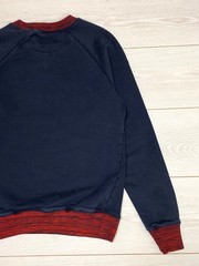 Vivienne Westwood Anglomania Sweatshirt Navy Blue Red Raglan Logo Size S