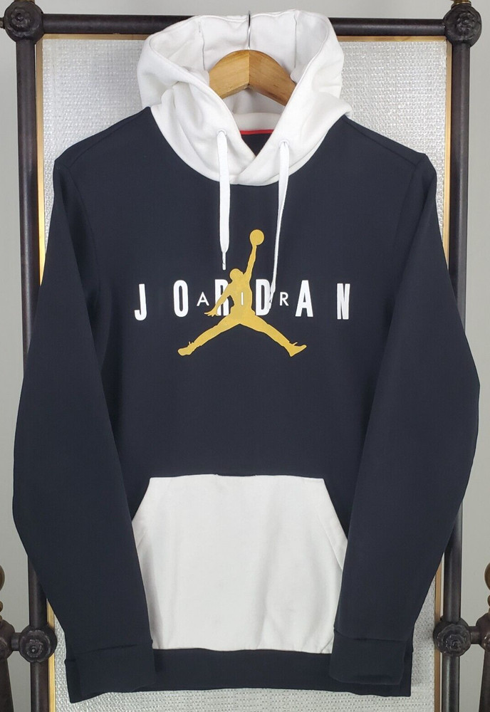 NIKE x JORDAN Size Small Mens Performance Cotton Blend Hoodie Jumpman Sweatshirt