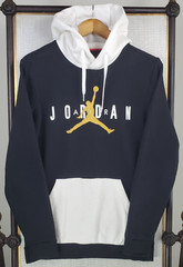 NIKE x JORDAN Size Small Mens Performance Cotton Blend Hoodie Jumpman Sweatshirt