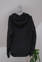 Diesel Men’s Black Cotton Big Logo Hoodie Size XL Made in Bangladesh