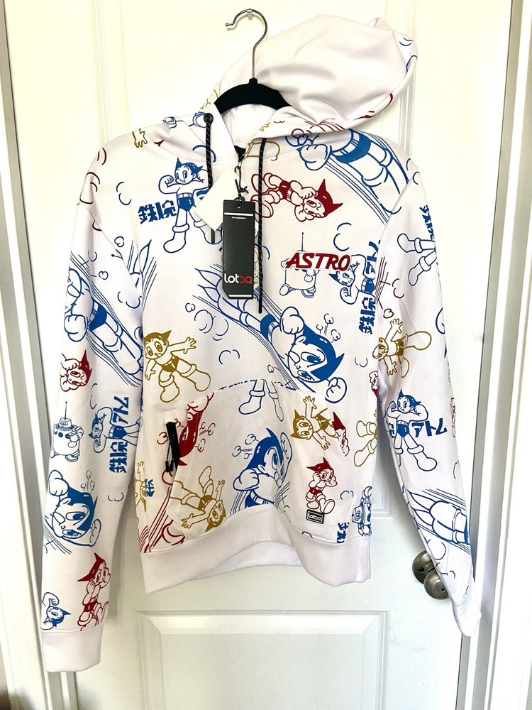 Astro Boy Size S Lot 29 Hoodie, Ymen Brand New Mint Art print All Over