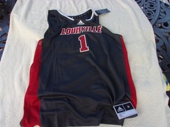 NWT Adidas sleeveless jersey, men’s M, gray, Louisville, Primegreen, polyester