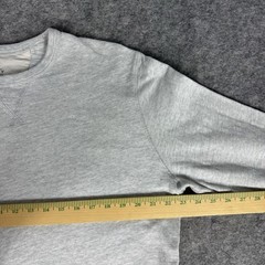 Faherty Organic Cotton Sweatshirt Crewneck Mens XL Gray Long Sleeve Basic Knit